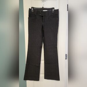 Banana Republic Flare Women Pants, Thick High Quality Size 4 Charcoal